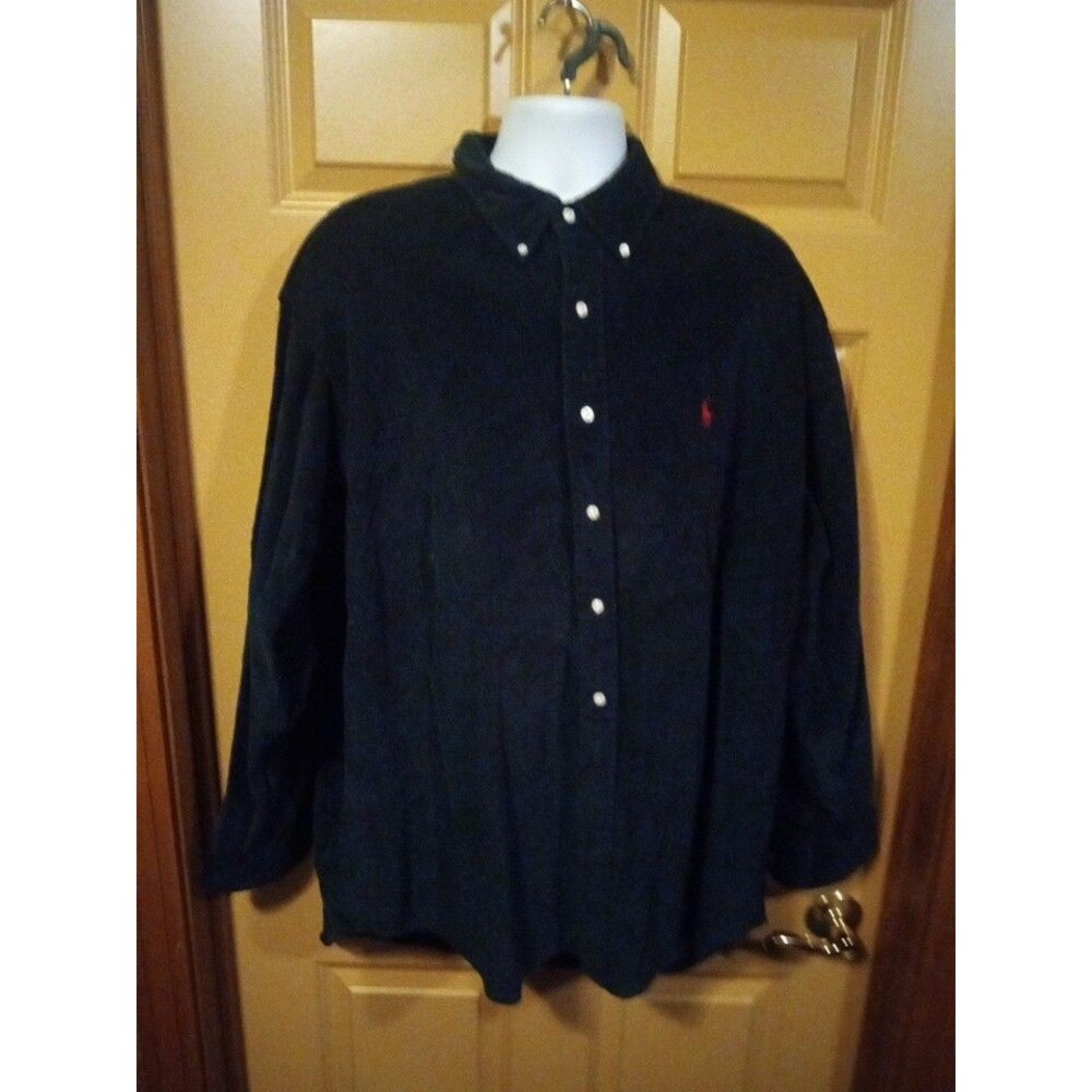 Polo Ralph Lauren Polo  Blaire Blue XXL  Corduroy Button  Down Long Sleeve Shirt
